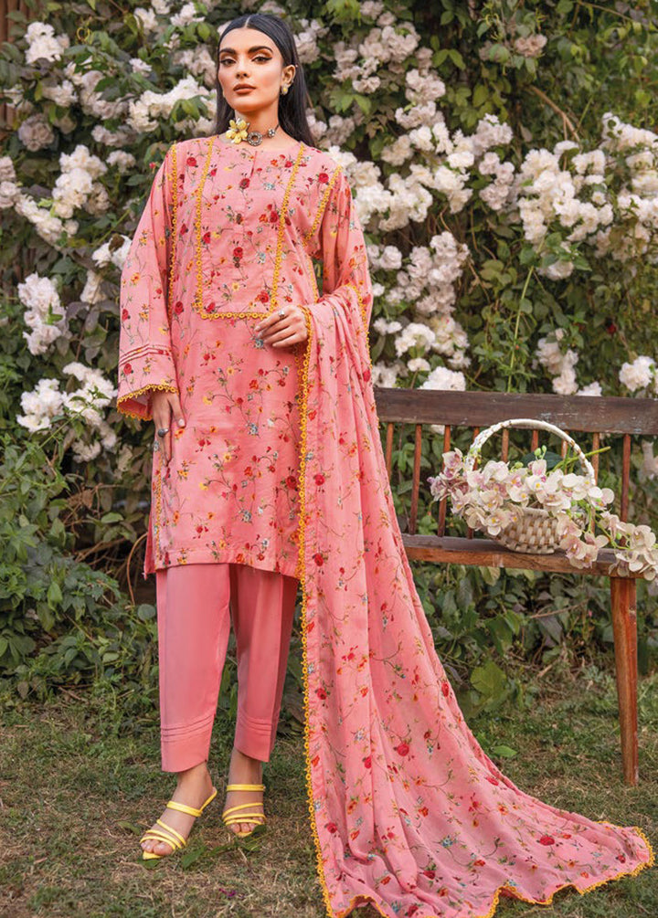 Gul Ahmed Printed Lawn Suits Unstitched 3 Piece GA24PS BM 42002 - Summer Collection