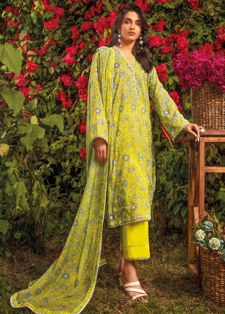 Gul Ahmed Printed Lawn Suits Unstitched 3 Piece GA24PS BM 42003 - Summer Collection