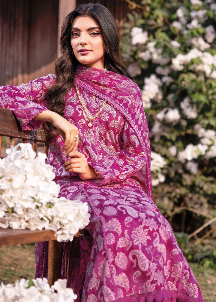 Gul Ahmed Printed Lawn Suits Unstitched 3 Piece GA24PS BM 42004 - Summer Collection