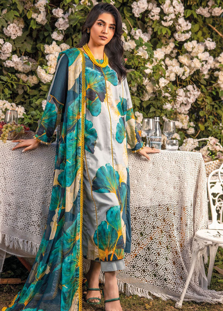 Gul Ahmed Printed Lawn Suits Unstitched 3 Piece GA24PS BM 42010 - Summer Collection