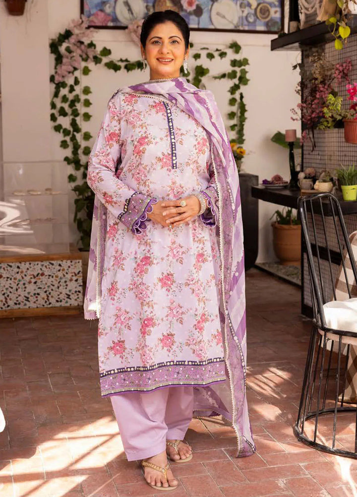 Gul Ahmed Printed Lawn Suits Unstitched 3 Piece GA24SU BM 42023 - Summer Collection