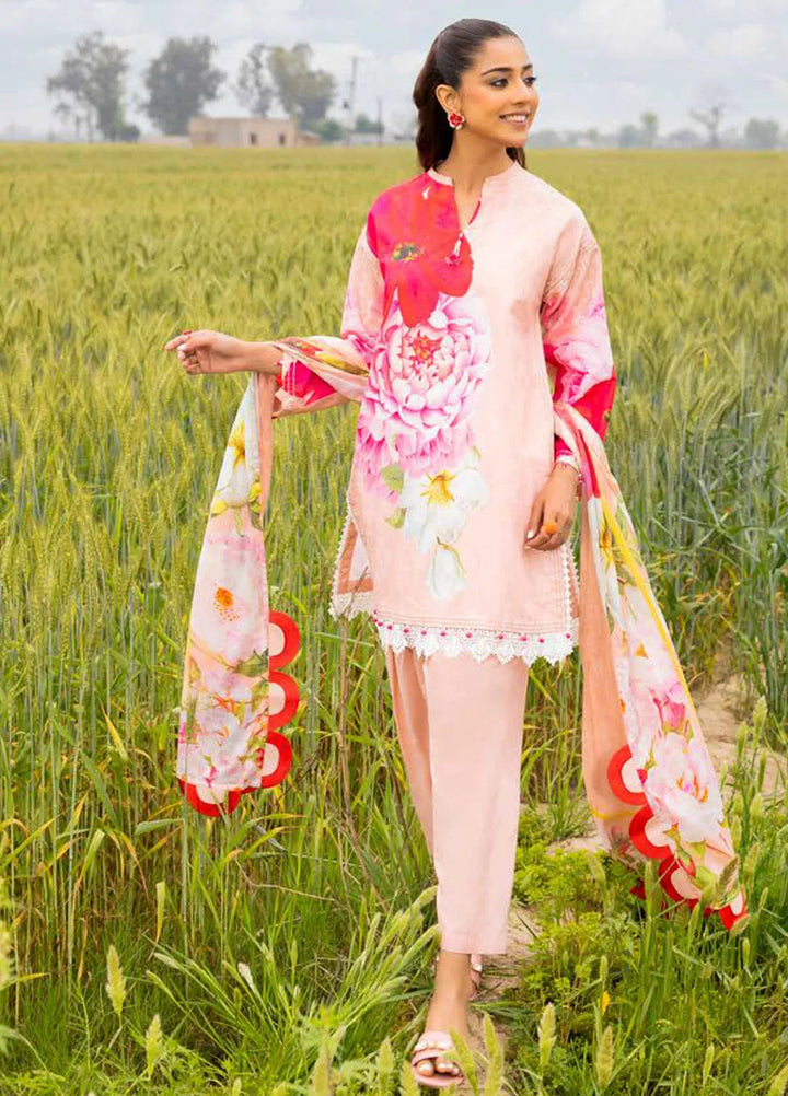 Gul Ahmed Printed Lawn Suits Unstitched 3 Piece GA24SU CL 42046 B - Summer Collection