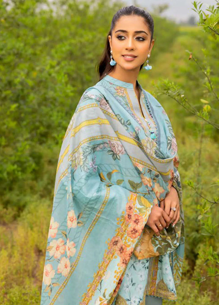 Gul Ahmed Printed Lawn Suits Unstitched 3 Piece GA24SU CL 42049 B - Summer Collection
