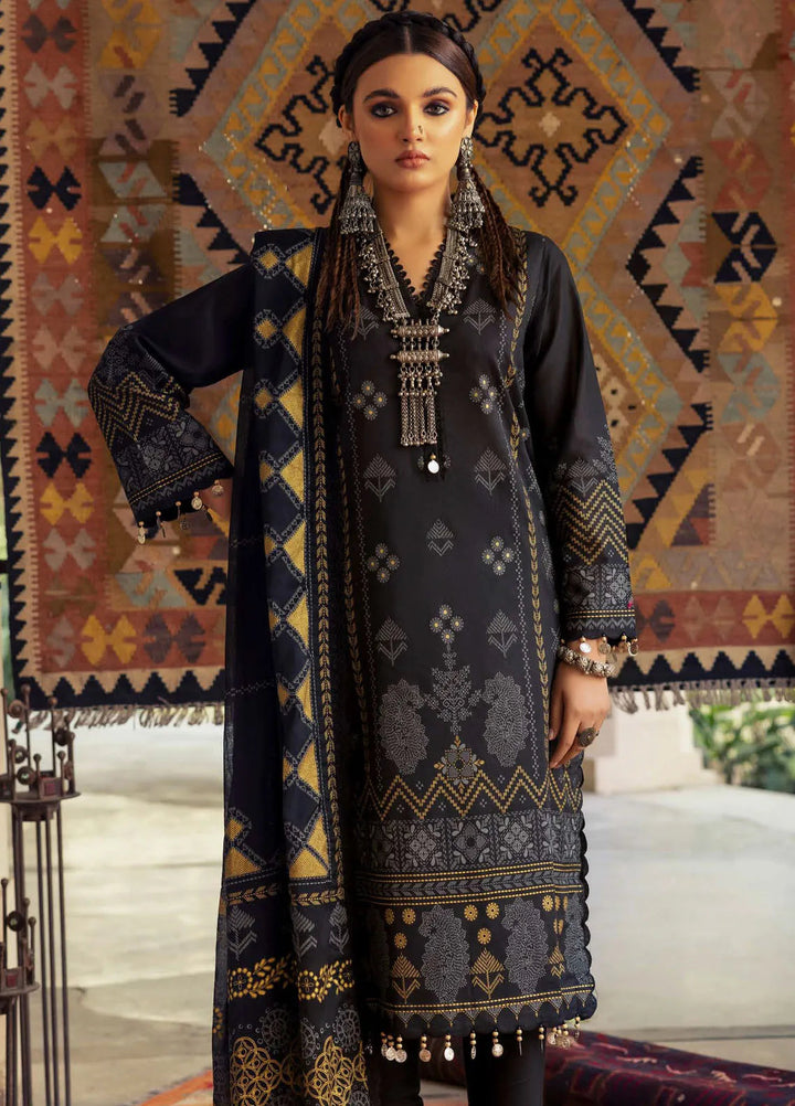 Gul Ahmed Printed Lawn Suits Unstitched 3 Piece GA24SU CL 42140 - Summer Collection