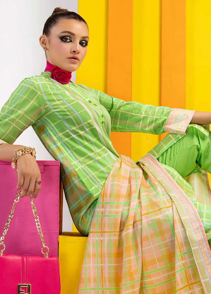 Gul Ahmed Printed Lawn Suits Unstitched 3 Piece GA24SU CL 42148 - Summer Collection