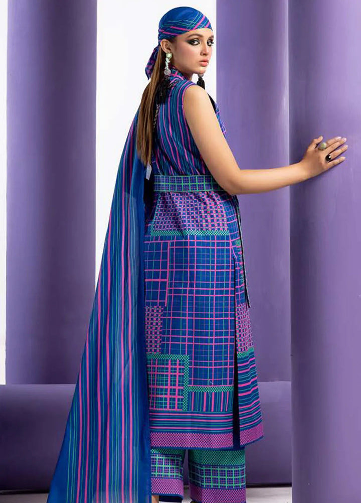 Gul Ahmed Printed Lawn Suits Unstitched 3 Piece GA24SU CL 42150 - Summer Collection