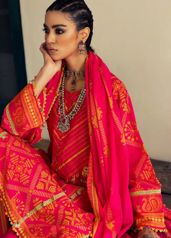 Gul Ahmed Printed Lawn Suits Unstitched 3 Piece GA24SU CL 42203 - Summer Collection