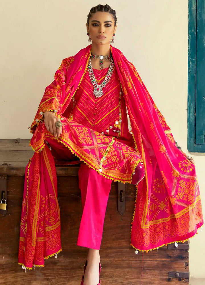 Gul Ahmed Printed Lawn Suits Unstitched 3 Piece GA24SU CL 42203 - Summer Collection