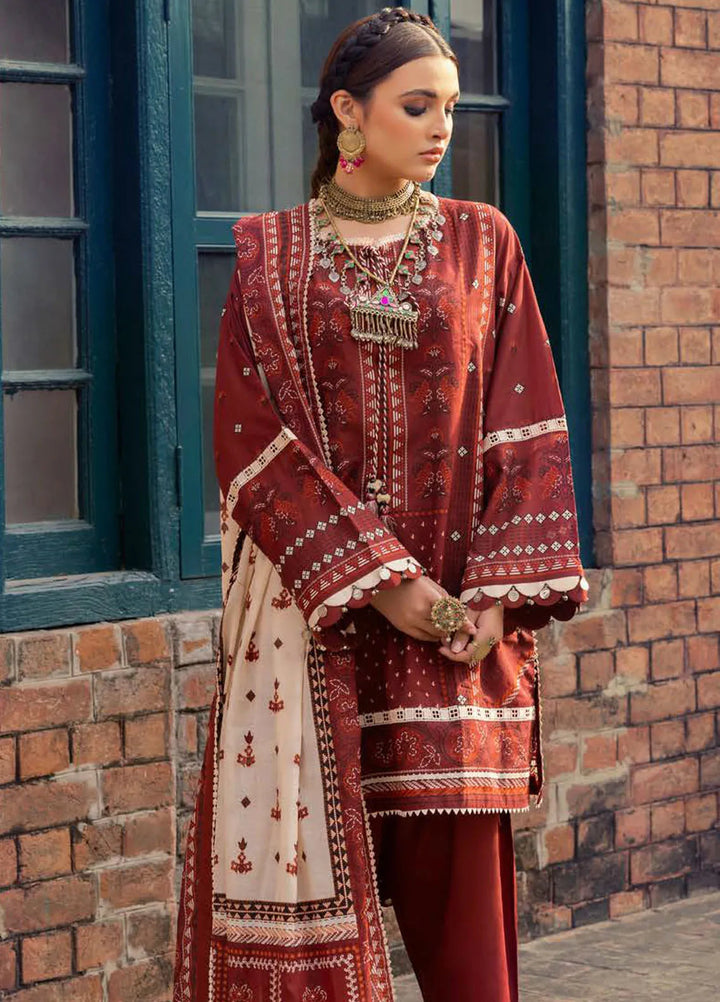 Gul Ahmed Printed Lawn Suits Unstitched 3 Piece GA24SU CL 42206 - Summer Collection