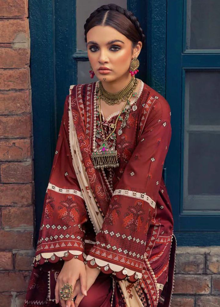Gul Ahmed Printed Lawn Suits Unstitched 3 Piece GA24SU CL 42206 - Summer Collection