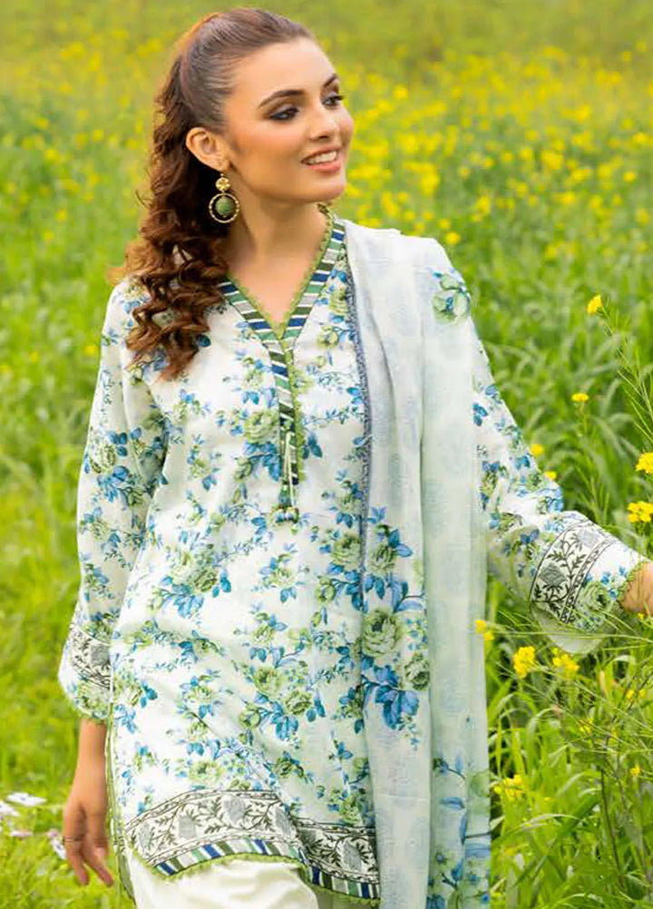 Gul Ahmed Printed Lawn Suits Unstitched 3 Piece GA24SU CL 42217 - Summer Collection