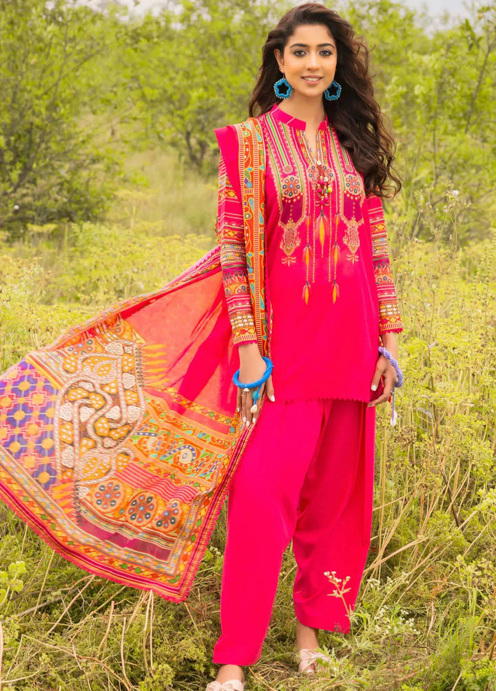 Gul Ahmed Printed Lawn Suits Unstitched 3 Piece GA24SU CL 42221 - Summer Collection