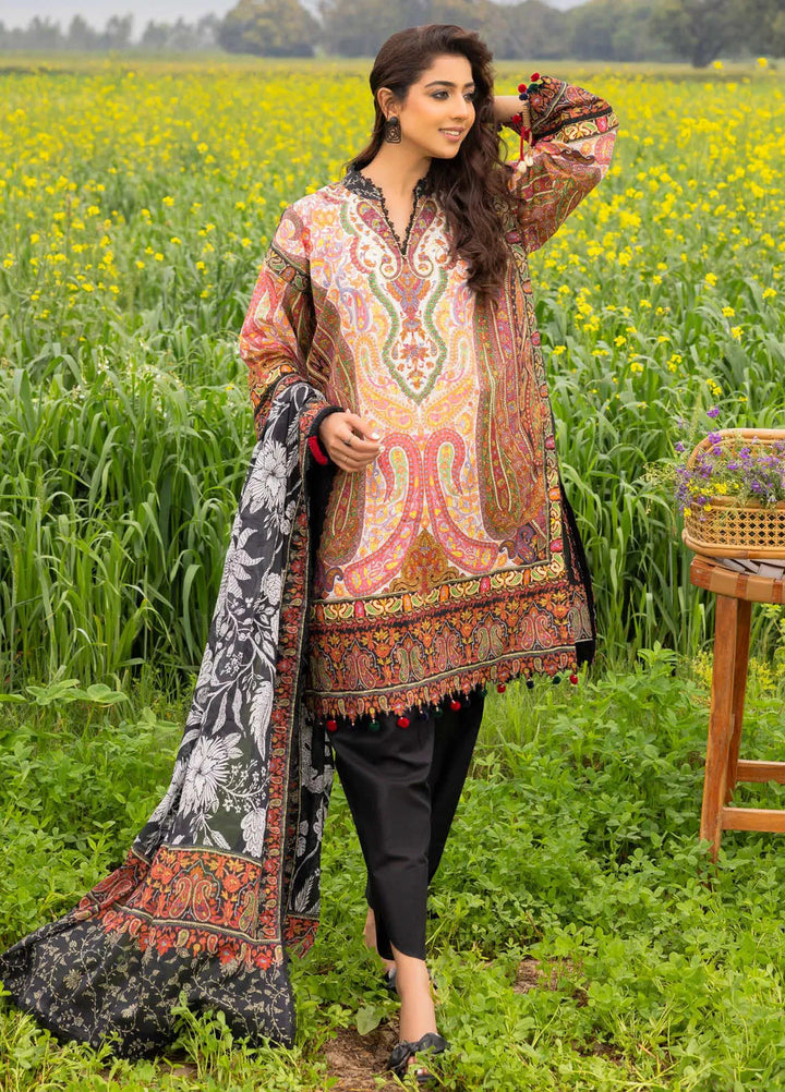 Gul Ahmed Printed Lawn Suits Unstitched 3 Piece GA24SU CL 42233 - Summer Collection
