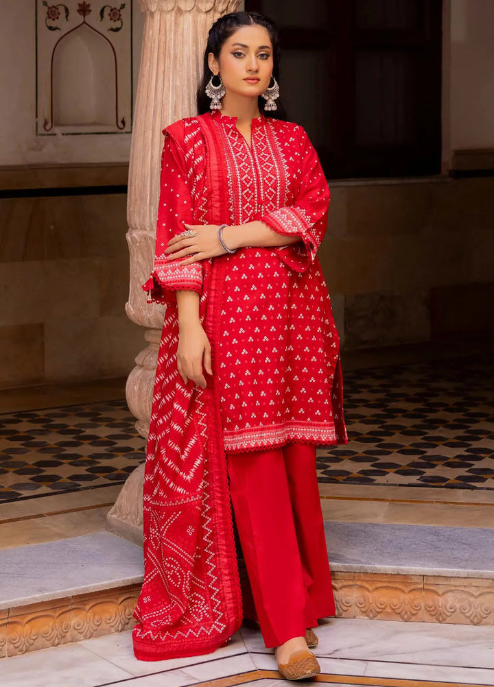 Gul Ahmed Printed Lawn Suits Unstitched 3 Piece GA24SU CL 42241 A - Summer Collection