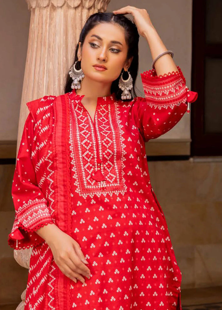 Gul Ahmed Printed Lawn Suits Unstitched 3 Piece GA24SU CL 42241 A - Summer Collection