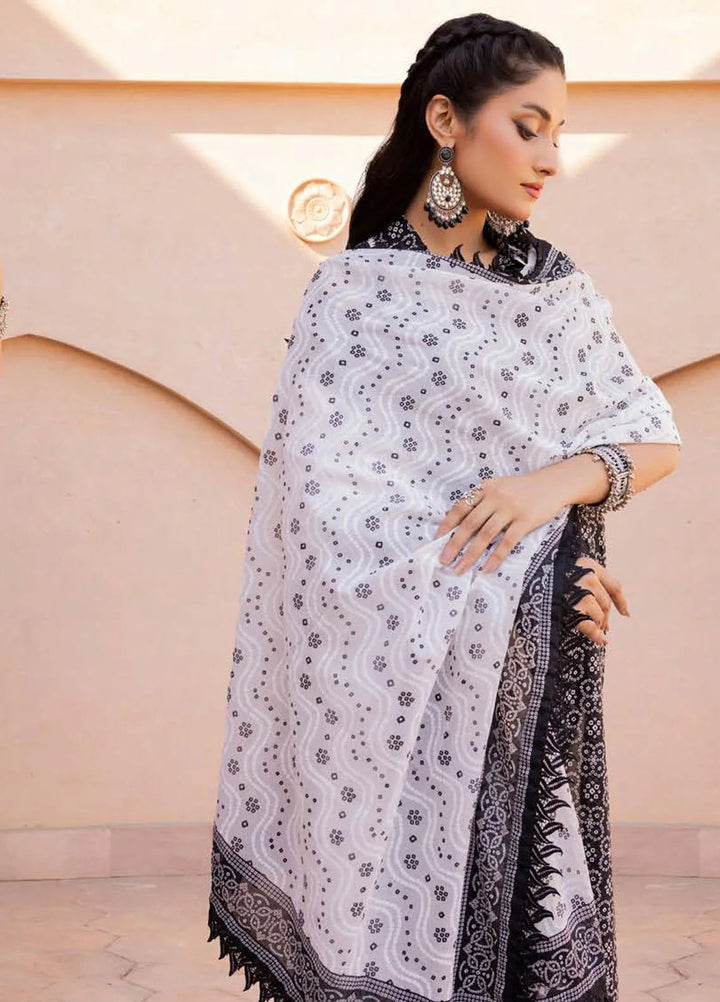 Gul Ahmed Printed Lawn Suits Unstitched 3 Piece GA24SU CL 42242 A - Summer Collection