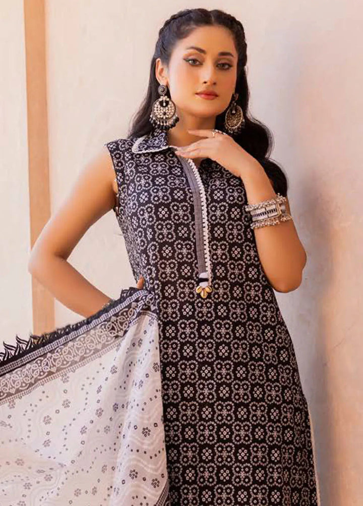 Gul Ahmed Printed Lawn Suits Unstitched 3 Piece GA24SU CL 42242 A - Summer Collection