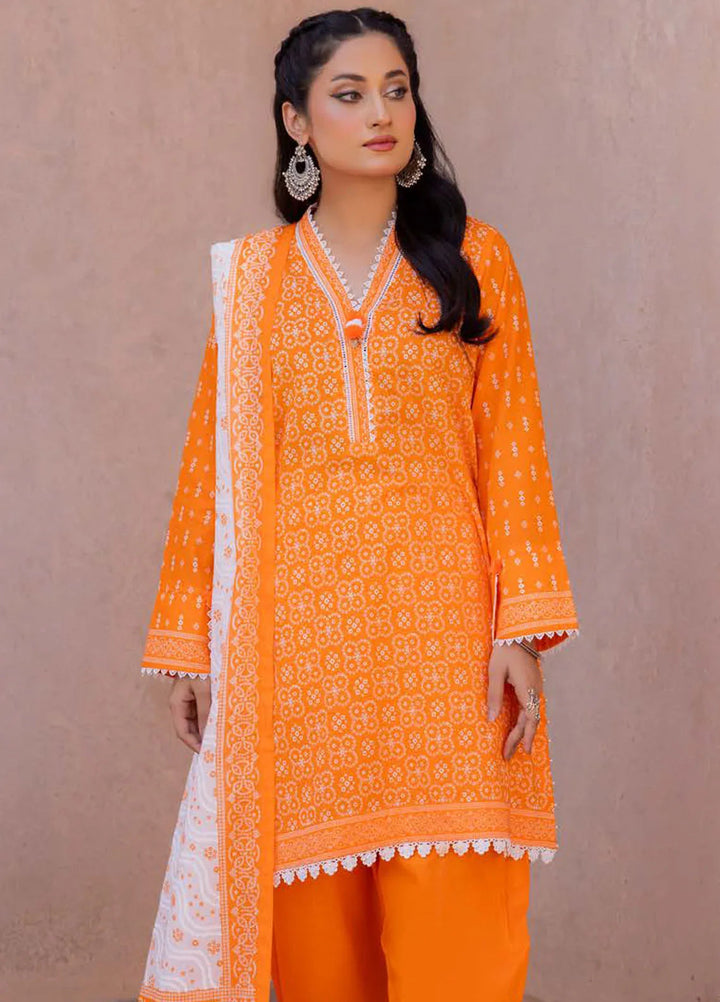 Gul Ahmed Printed Lawn Suits Unstitched 3 Piece GA24SU CL 42242 B - Summer Collection