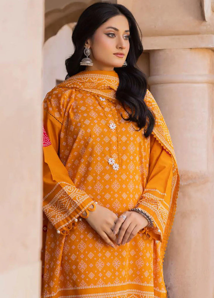 Gul Ahmed Printed Lawn Suits Unstitched 3 Piece GA24SU CL 42286 B - Summer Collection