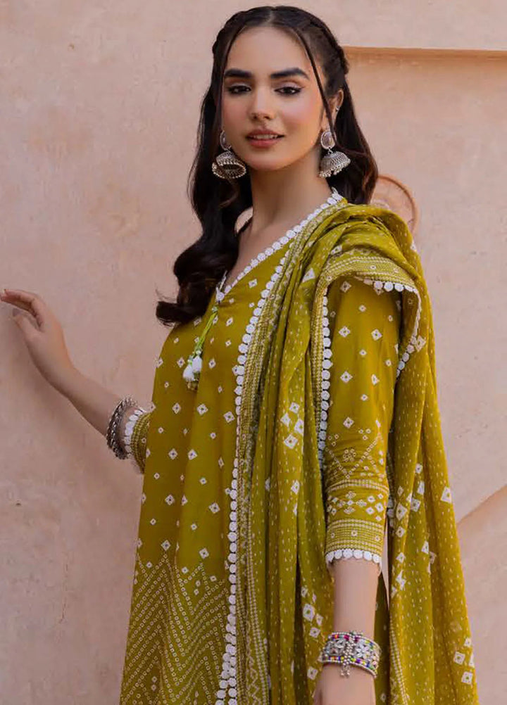 Gul Ahmed Printed Lawn Suits Unstitched 3 Piece GA24SU CL 42287 A - Summer Collection