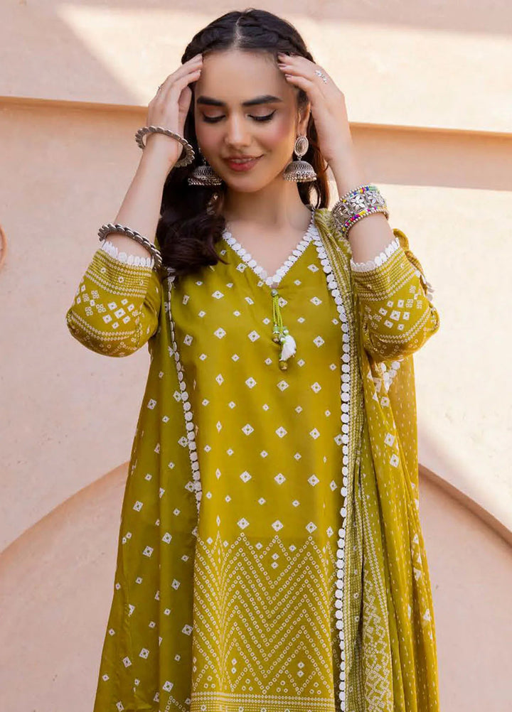 Gul Ahmed Printed Lawn Suits Unstitched 3 Piece GA24SU CL 42287 A - Summer Collection