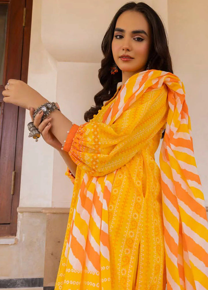 Gul Ahmed Printed Lawn Suits Unstitched 3 Piece GA24SU CL 42288 A - Summer Collection