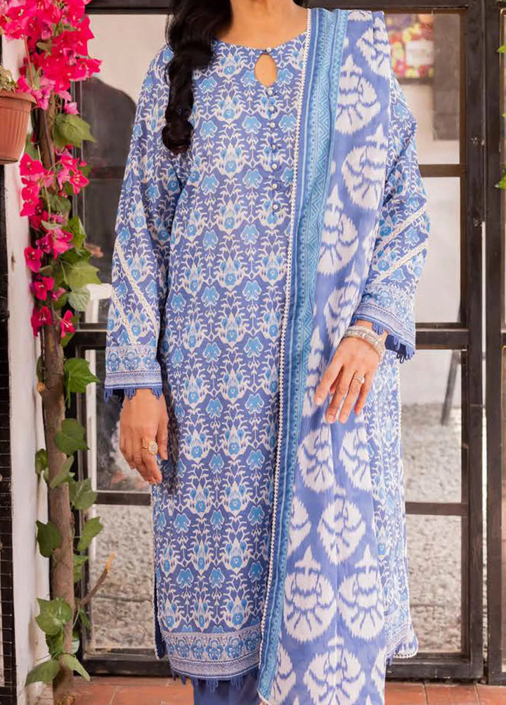 Gul Ahmed Printed Lawn Suits Unstitched 3 Piece GA24SU CL 42294 A - Summer Collection