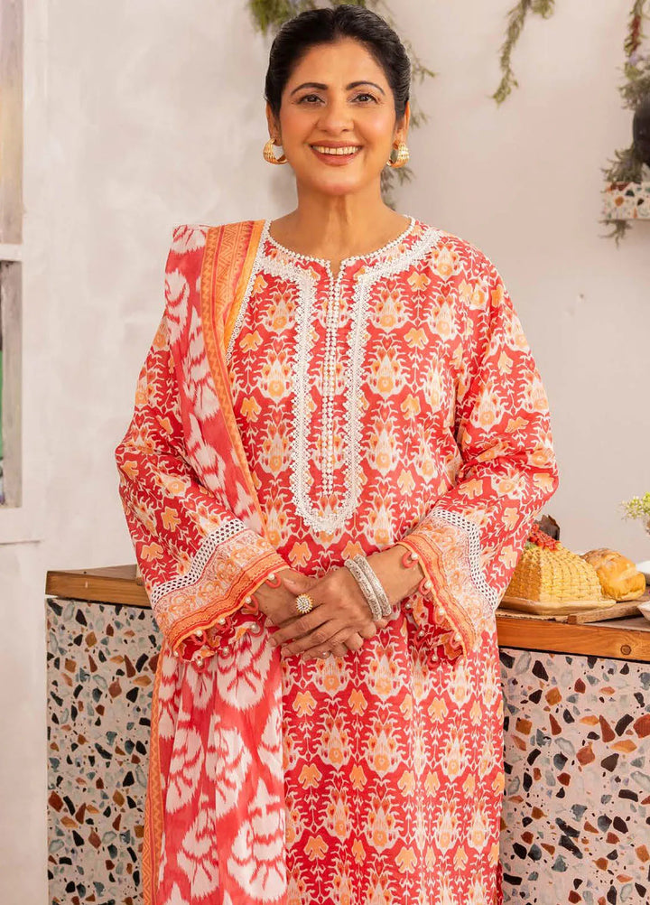 Gul Ahmed Printed Lawn Suits Unstitched 3 Piece GA24SU CL 42294 B - Summer Collection