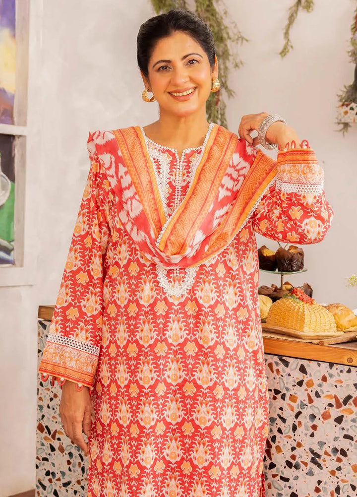 Gul Ahmed Printed Lawn Suits Unstitched 3 Piece GA24SU CL 42294 B - Summer Collection