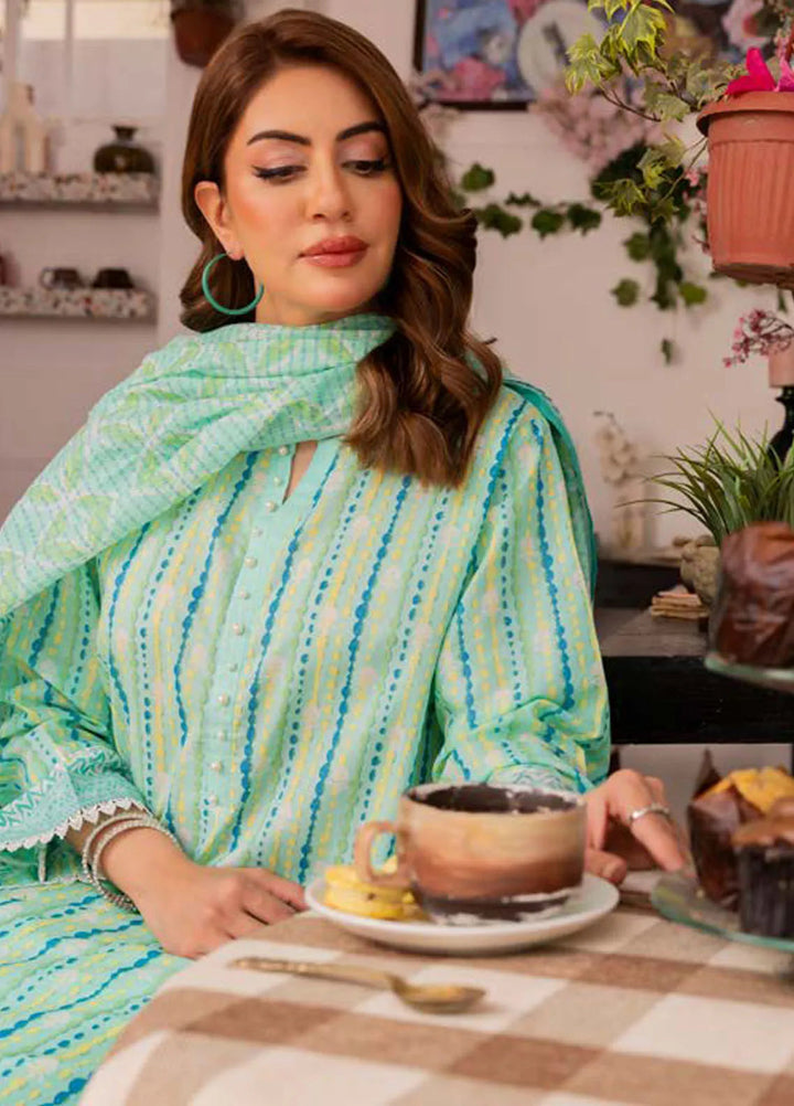 Gul Ahmed Printed Lawn Suits Unstitched 3 Piece GA24SU CL 42295 A - Summer Collection