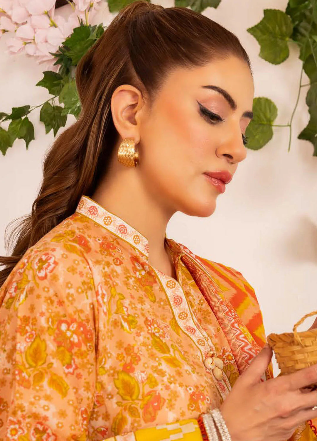 Gul Ahmed Printed Lawn Suits Unstitched 3 Piece GA24SU CL 42299 A - Summer Collection