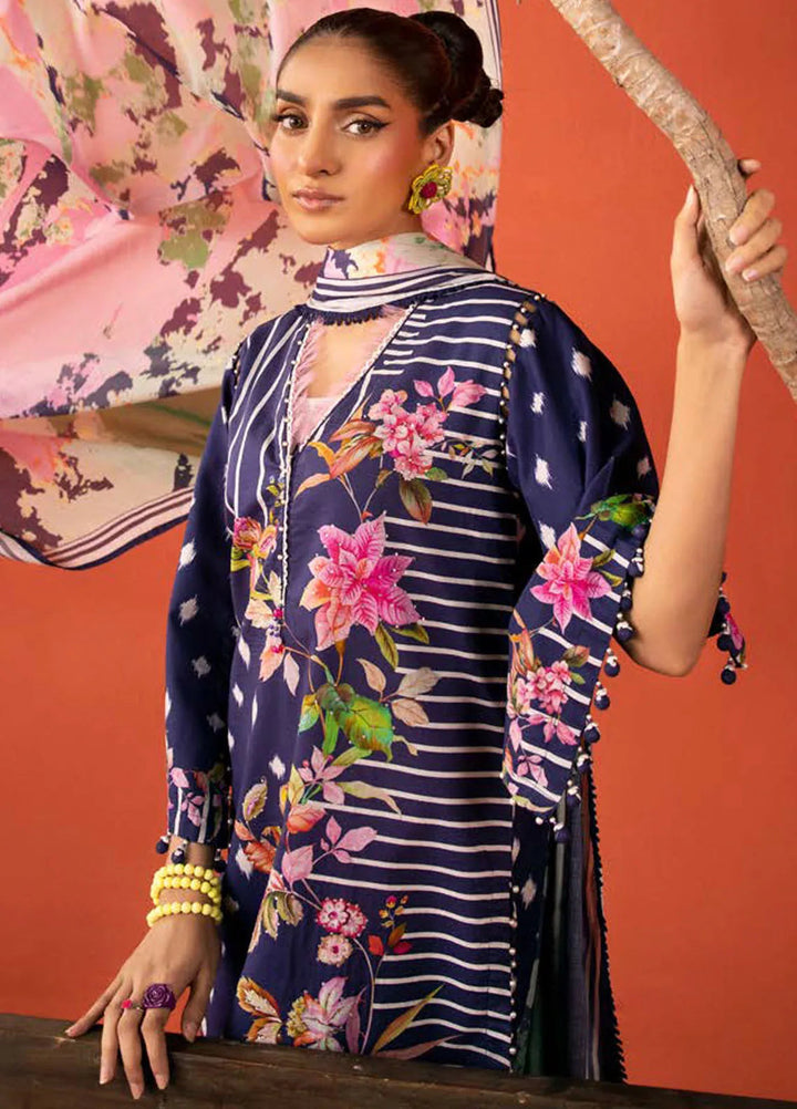 Gul Ahmed Printed Lawn Suits Unstitched 3 Piece GA24SU DN 42032 - Summer Collection
