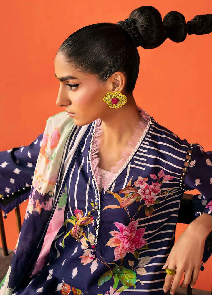 Gul Ahmed Printed Lawn Suits Unstitched 3 Piece GA24SU DN 42032 - Summer Collection