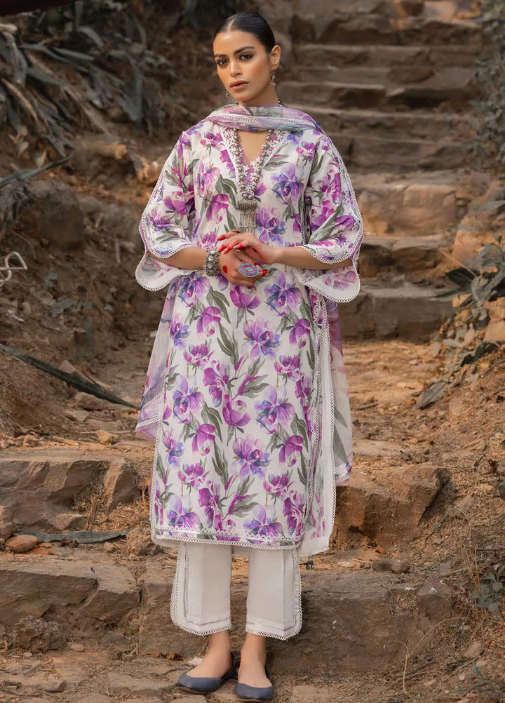 Gul Ahmed Printed Lawn Suits Unstitched 3 Piece GA24SU SP 42009 - Summer Collection