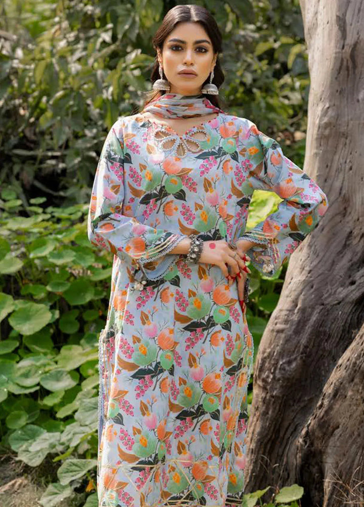 Gul Ahmed Printed Lawn Suits Unstitched 3 Piece GA24SU SP 42011 - Summer Collection