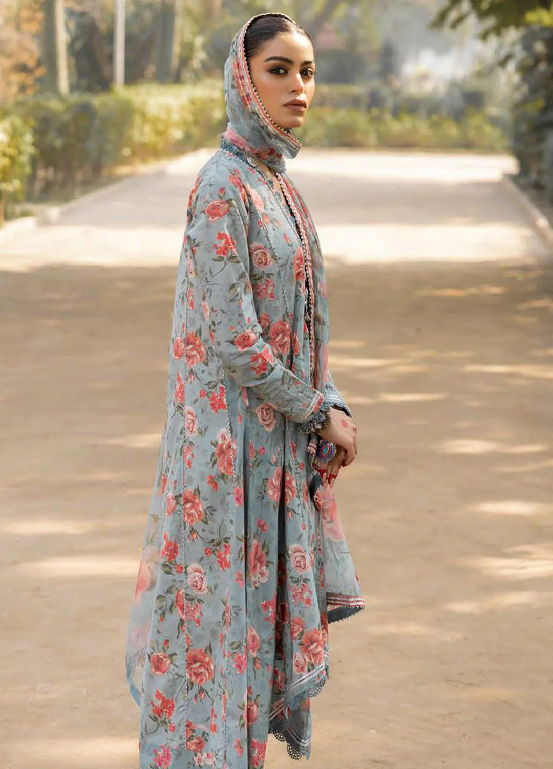 Gul Ahmed Printed Lawn Suits Unstitched 3 Piece GA24SU SP 42012 - Summer Collection