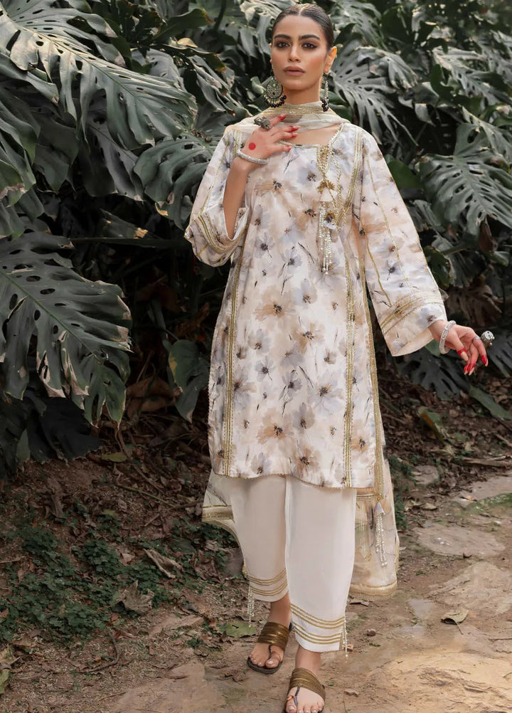 Gul Ahmed Printed Lawn Suits Unstitched 3 Piece GA24SU SP 42013 - Summer Collection
