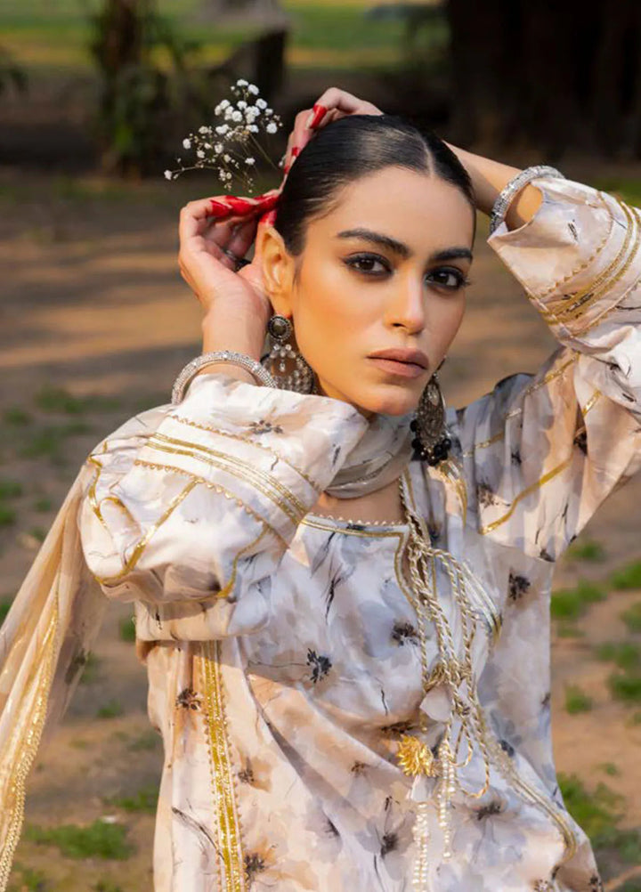 Gul Ahmed Printed Lawn Suits Unstitched 3 Piece GA24SU SP 42013 - Summer Collection