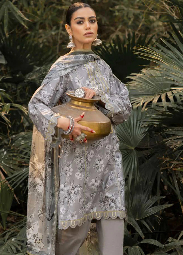 Gul Ahmed Printed Lawn Suits Unstitched 3 Piece GA24SU SP 42014 - Summer Collection