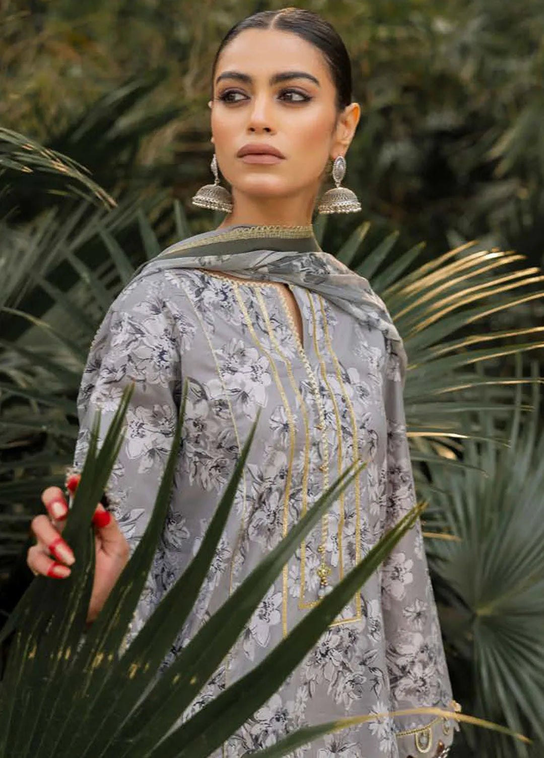 Gul Ahmed Printed Lawn Suits Unstitched 3 Piece GA24SU SP 42014 - Summer Collection