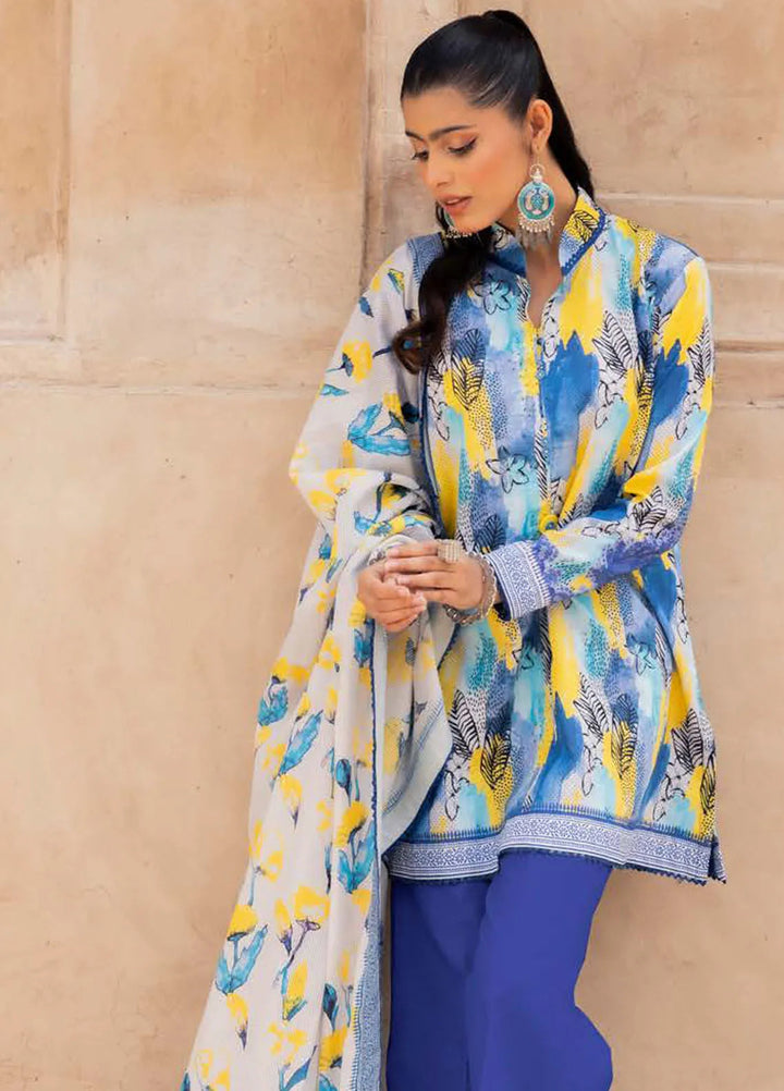 Gul Ahmed Printed Lawn Suits Unstitched 3 Piece GA24SU SP 42037 - Summer Collection