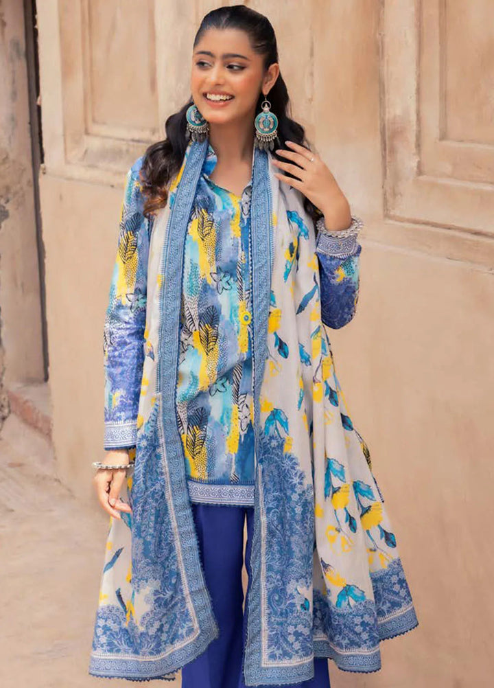 Gul Ahmed Printed Lawn Suits Unstitched 3 Piece GA24SU SP 42037 - Summer Collection