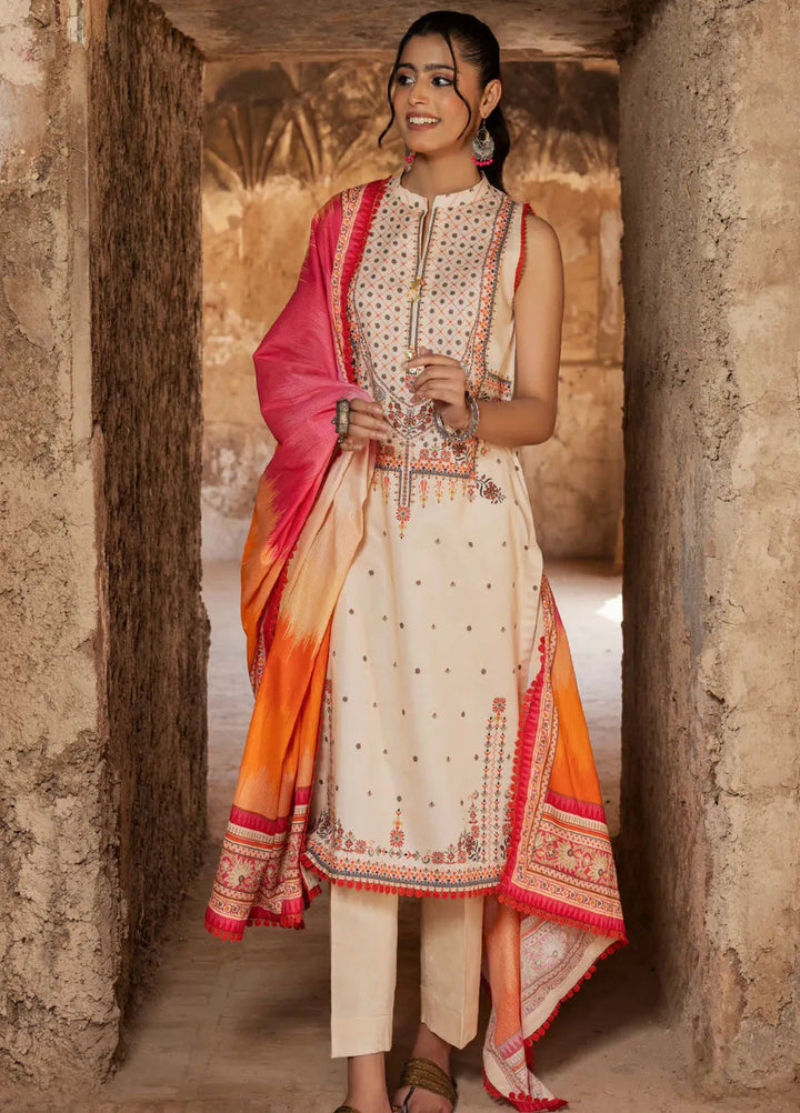 Gul Ahmed Printed Lawn Suits Unstitched 3 Piece GA24SU SP 42038 - Summer Collection