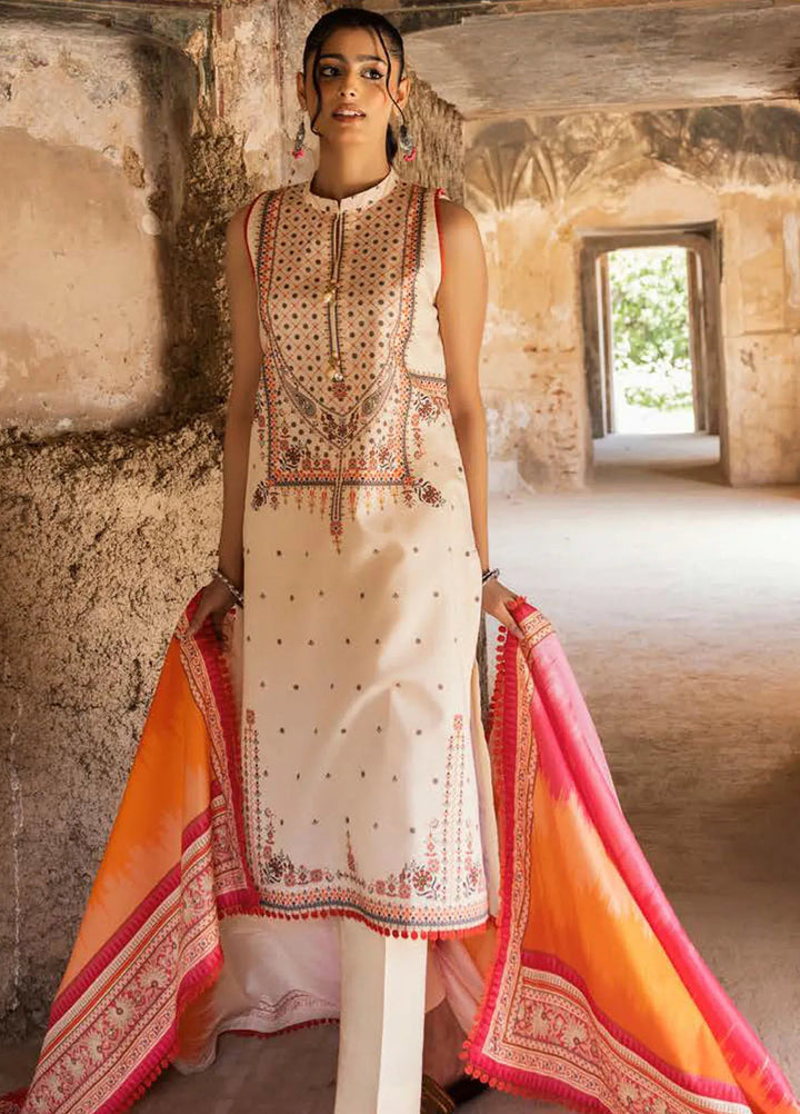 Gul Ahmed Printed Lawn Suits Unstitched 3 Piece GA24SU SP 42038 - Summer Collection