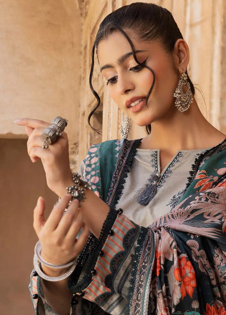 Gul Ahmed Printed Lawn Suits Unstitched 3 Piece GA24SU SP 42039 - Summer Collection