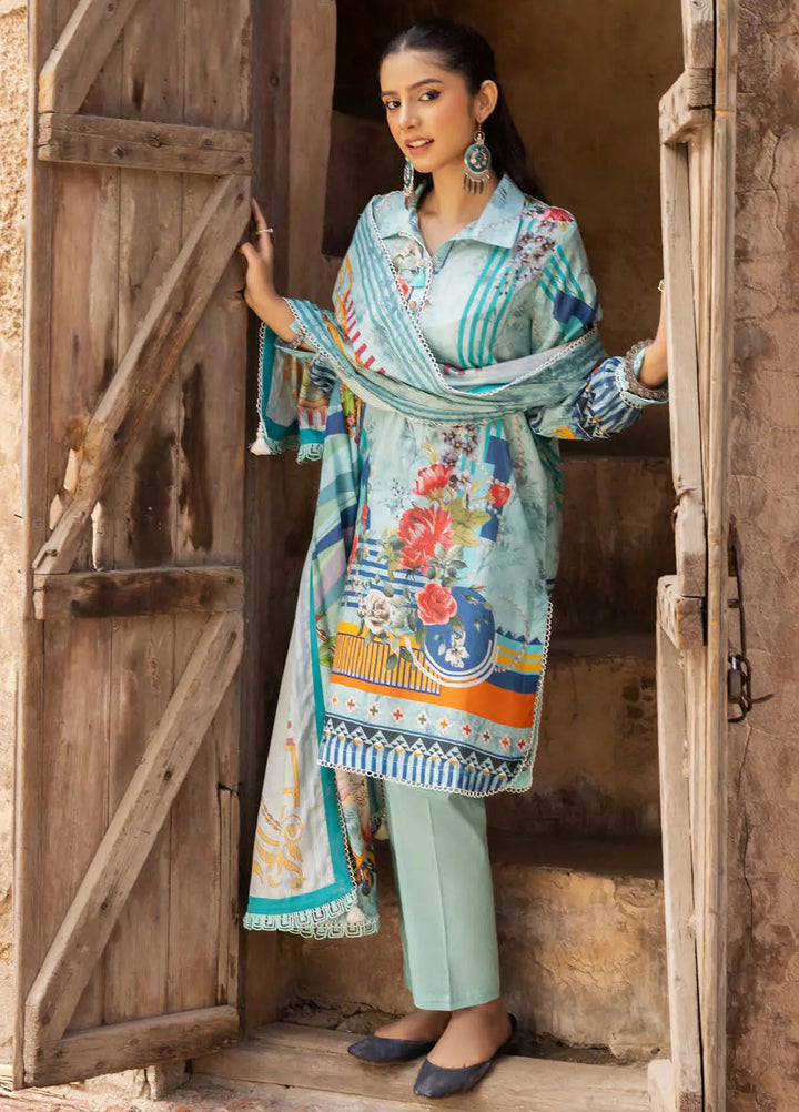 Gul Ahmed Printed Lawn Suits Unstitched 3 Piece GA24SU SP 42040 - Summer Collection
