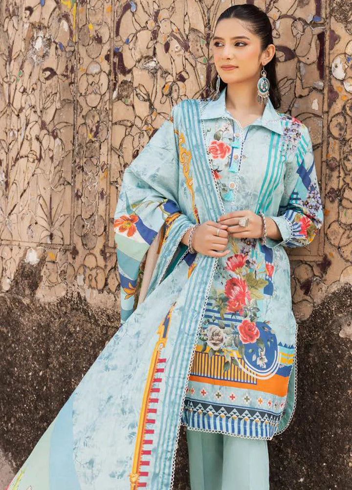 Gul Ahmed Printed Lawn Suits Unstitched 3 Piece GA24SU SP 42040 - Summer Collection