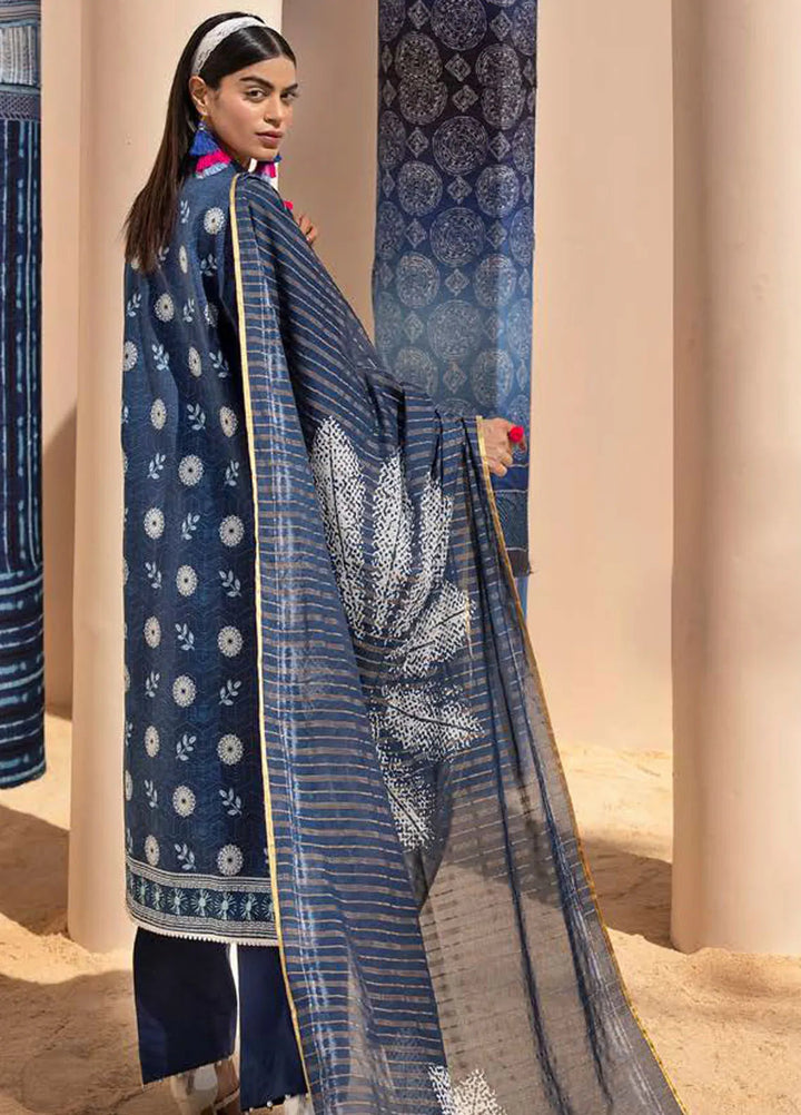 Gul Ahmed Printed Lawn Suits Unstitched 3 Piece GA24SU ST 42001 - Summer Collection