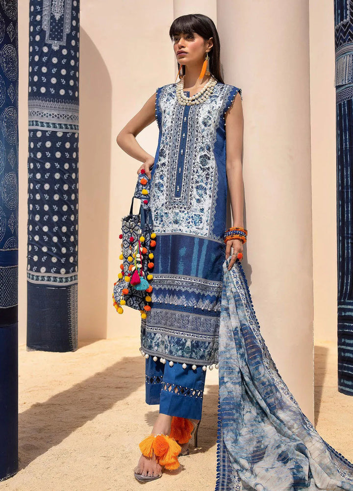 Gul Ahmed Printed Lawn Suits Unstitched 3 Piece GA24SU ST 42009 - Summer Collection