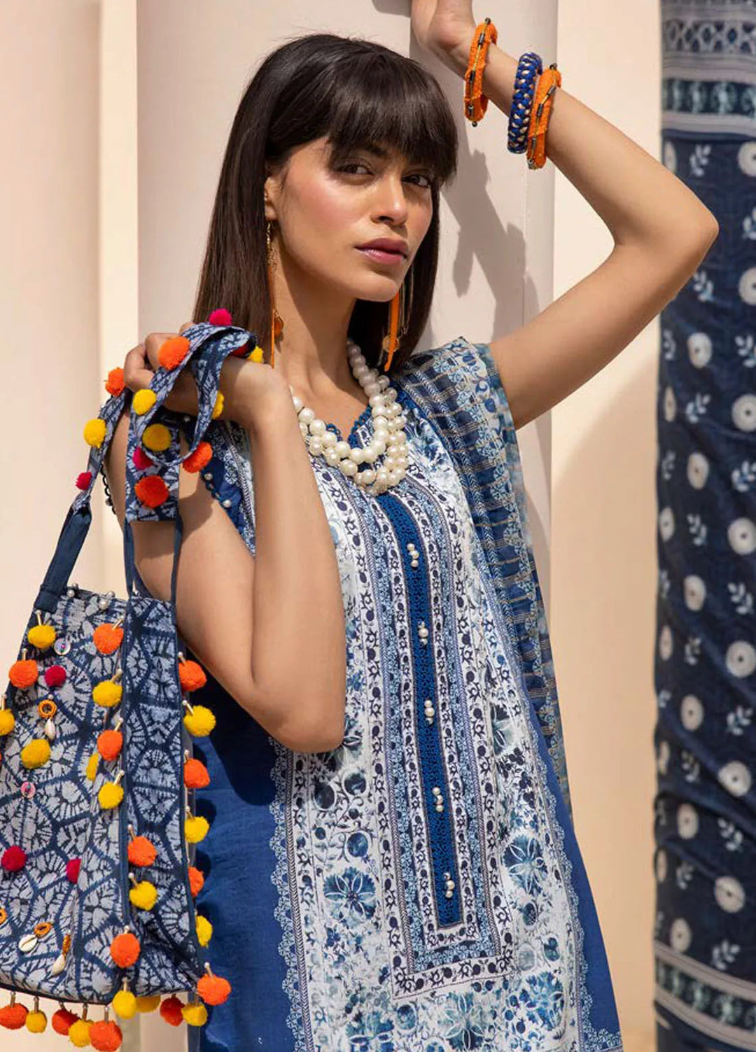 Gul Ahmed Printed Lawn Suits Unstitched 3 Piece GA24SU ST 42009 - Summer Collection